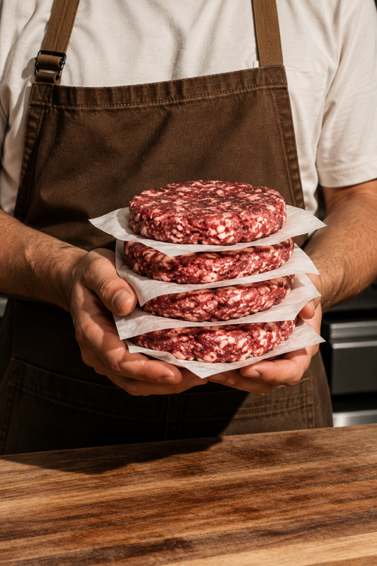 Bacon Burger Patties - Two 8OZ Patties